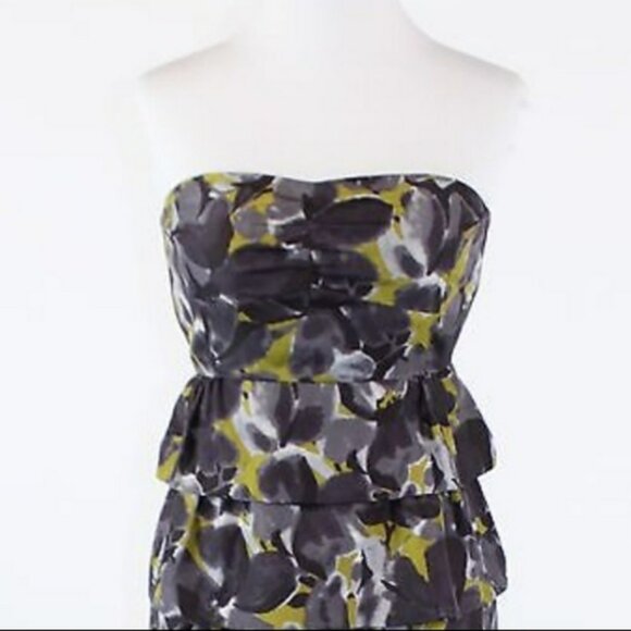 J. CREW Strapless Silk Shell Dress 8 - Picture 2 of 7